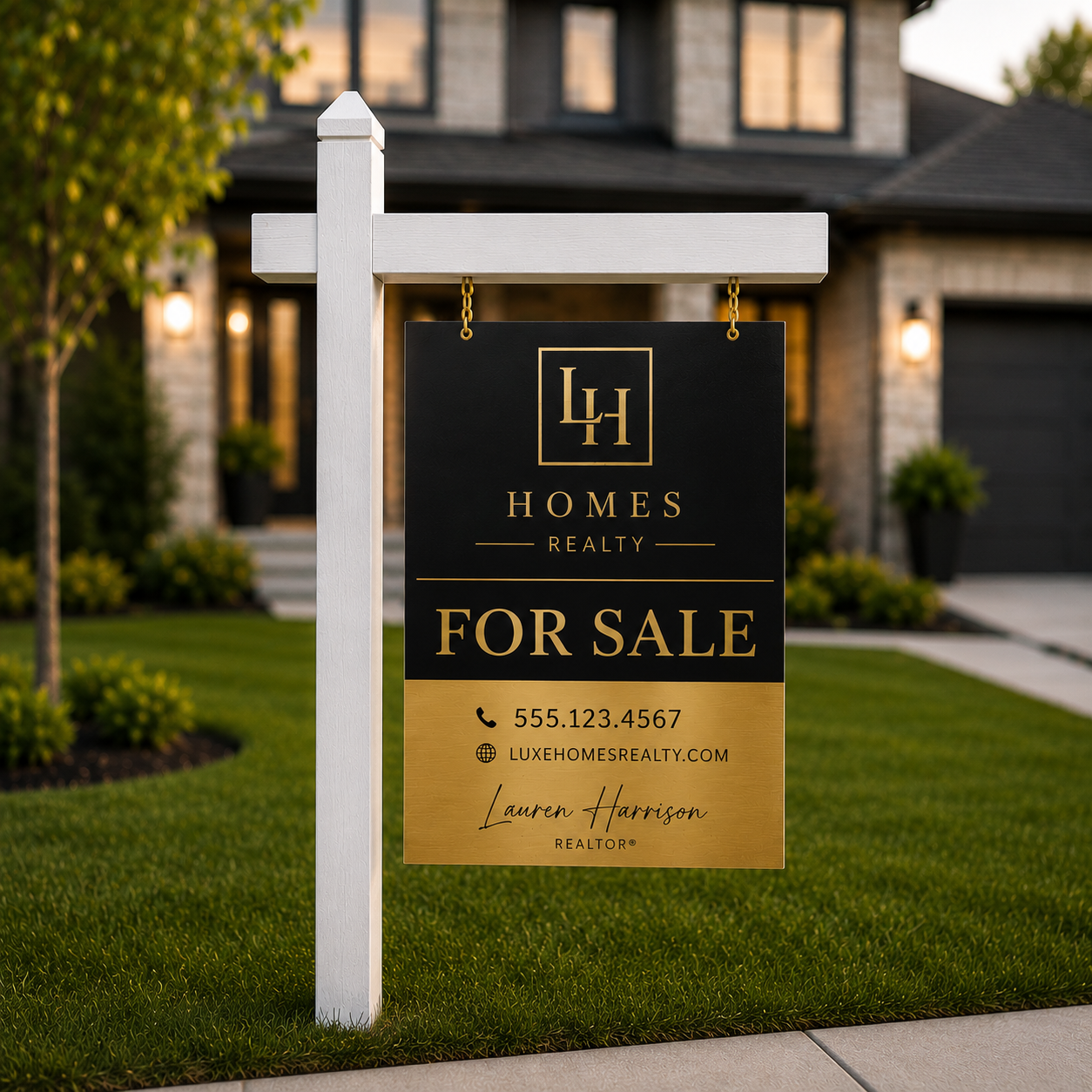 Real Estate PVC Sign