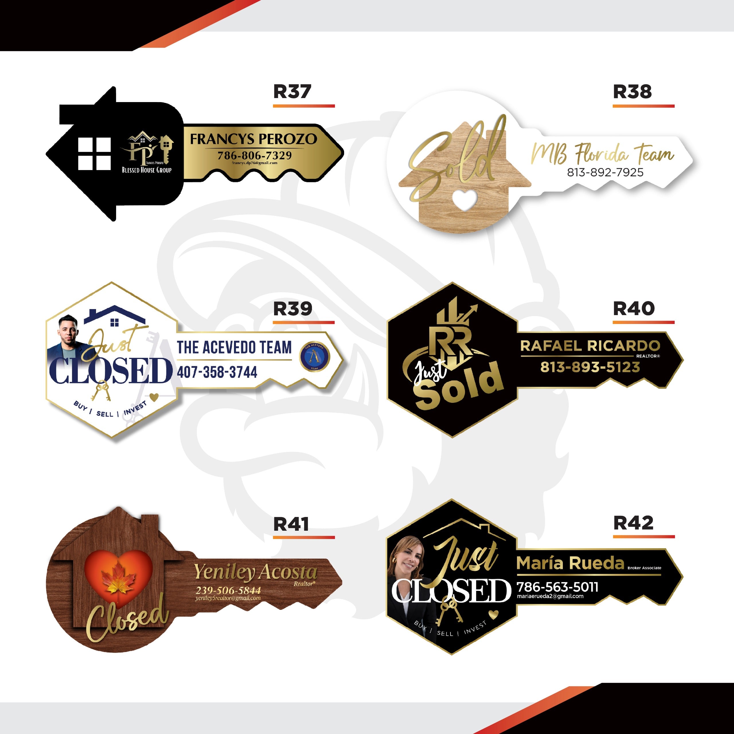 Real Estate Key Sign - Regular