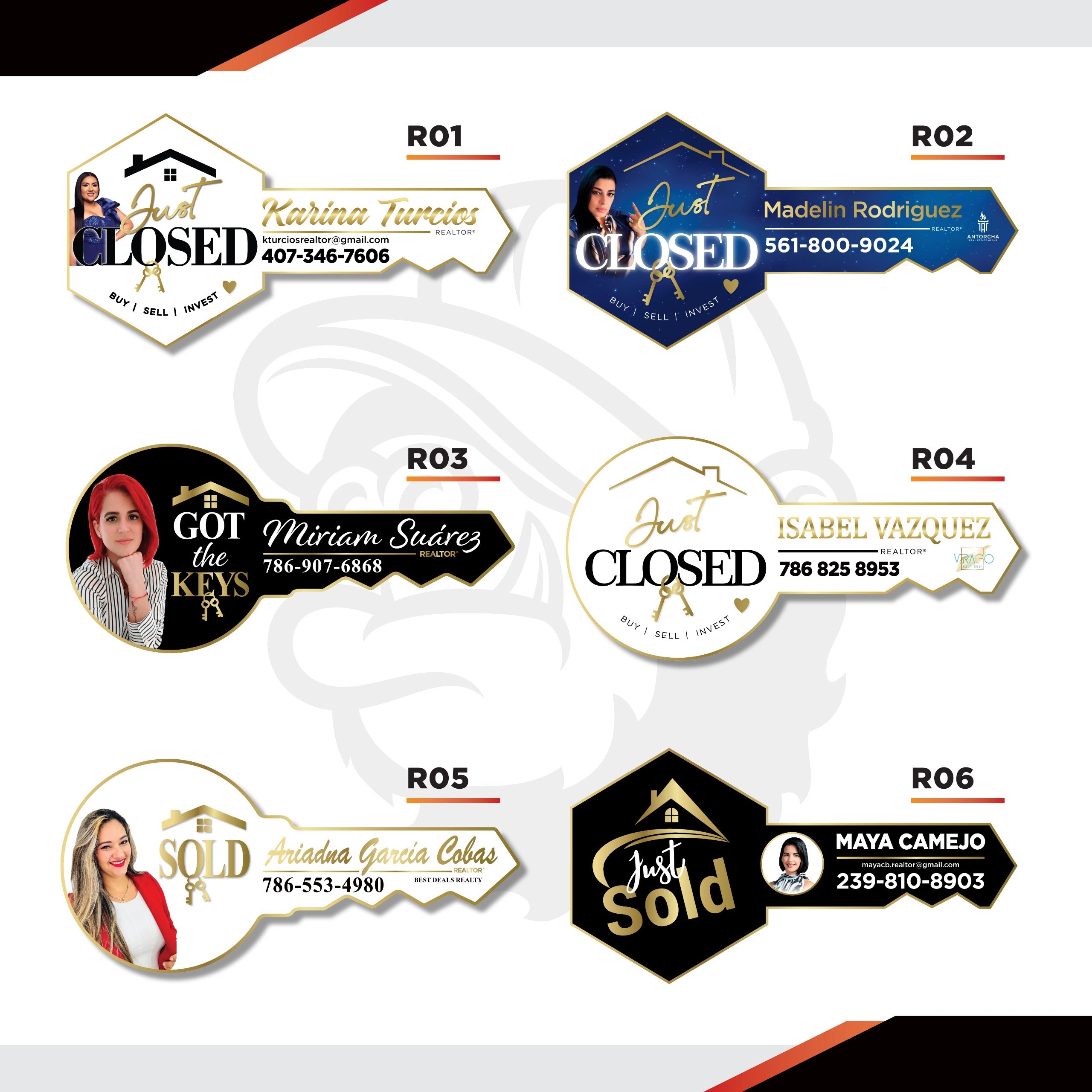 Real Estate Key Sign - Regular
