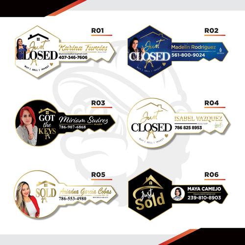 Real Estate Key Sign - Regular