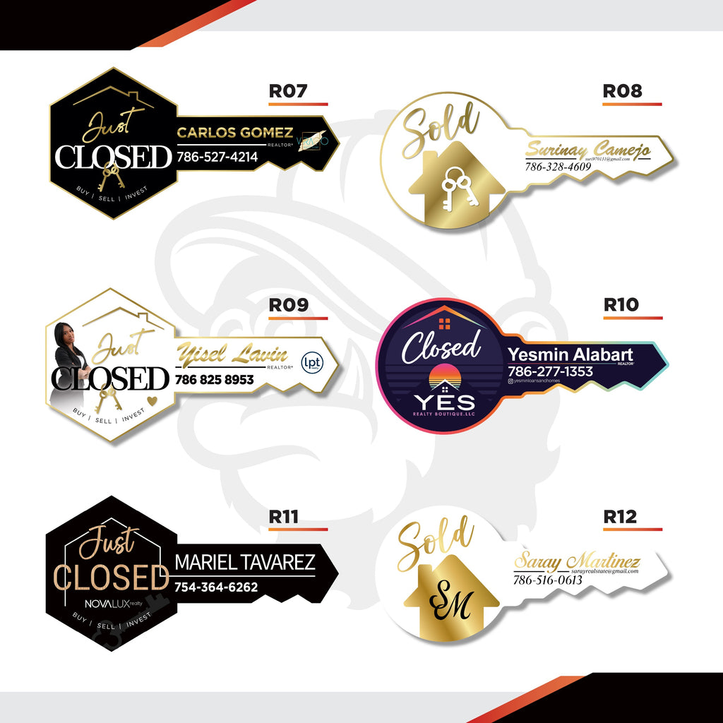 Real Estate Key Sign - Regular
