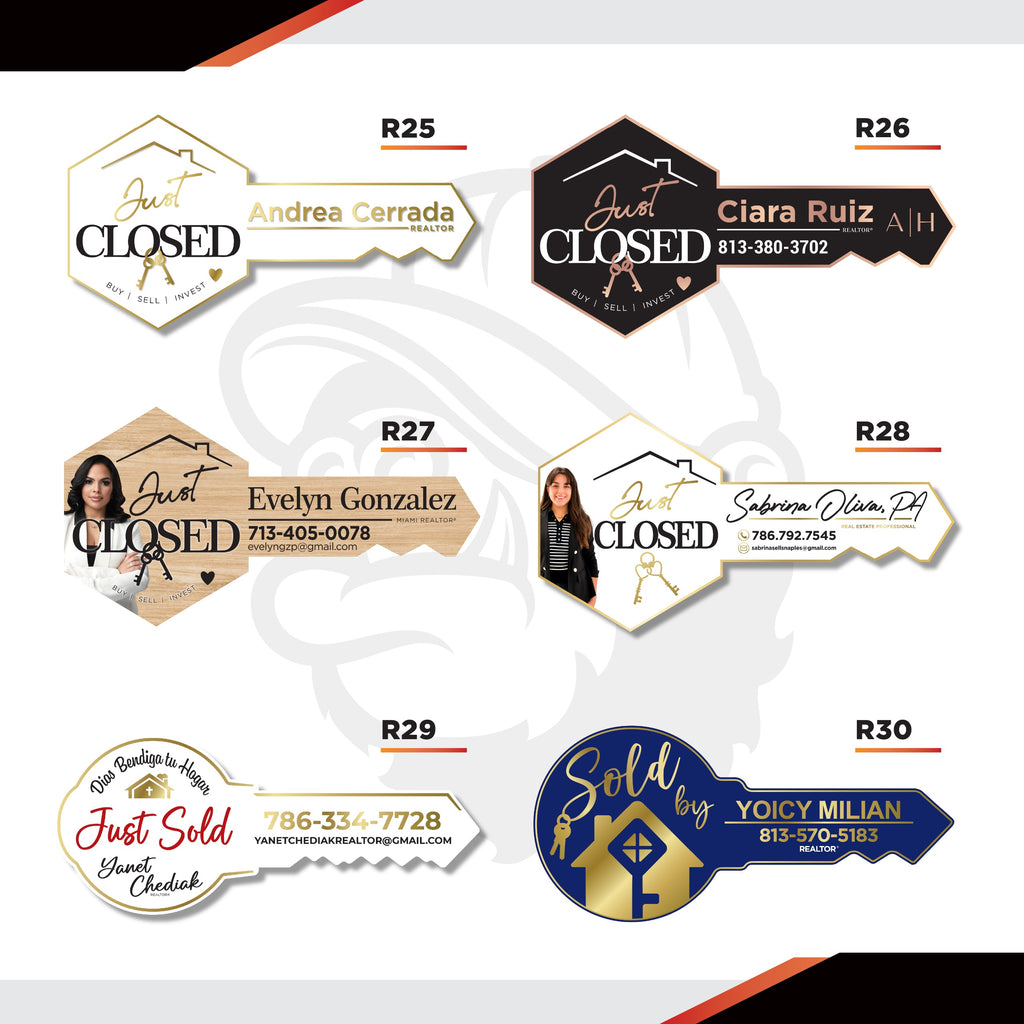 Real Estate Key Sign - Regular