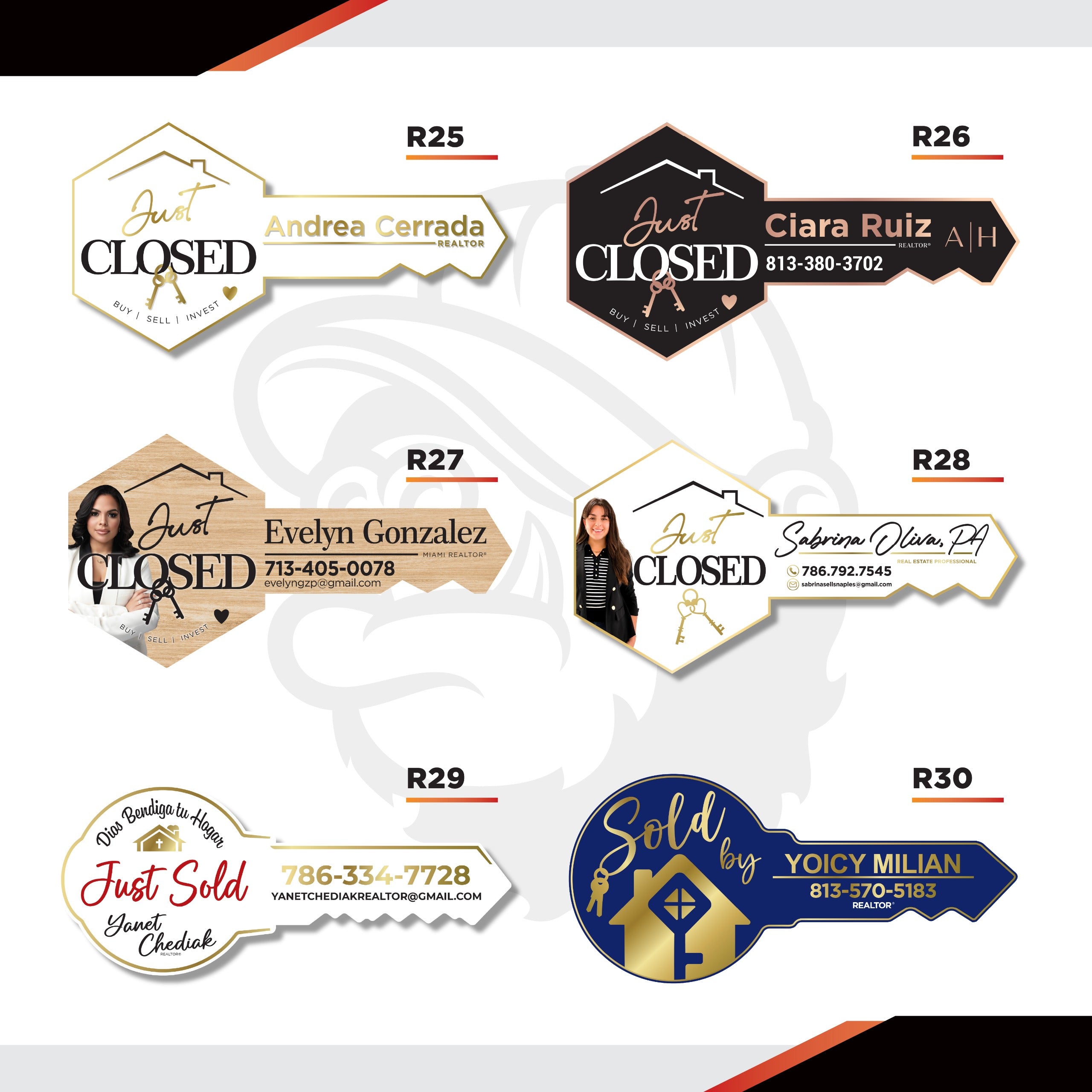 Real Estate Key Sign - Regular