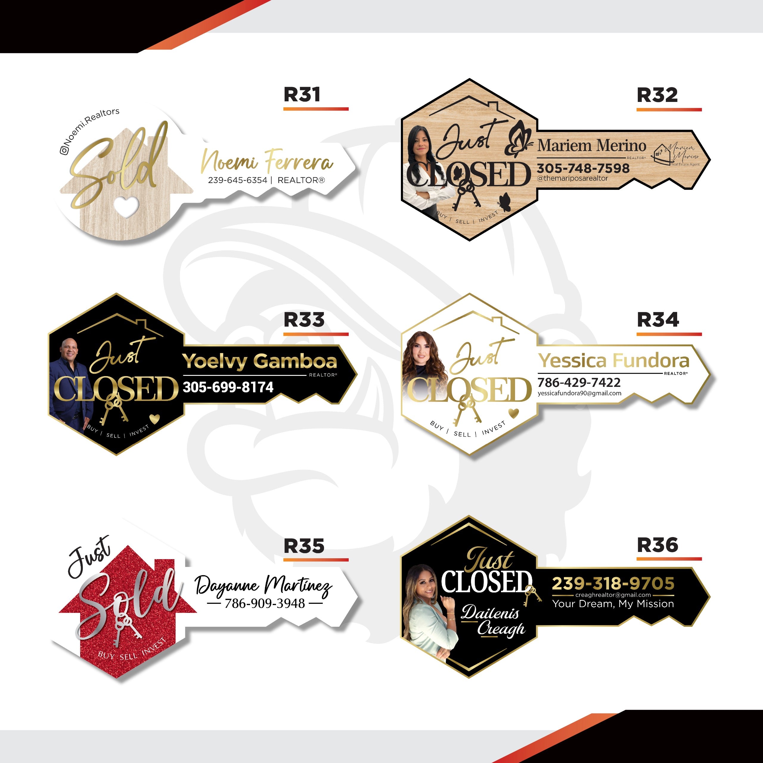 Real Estate Key Sign - Regular