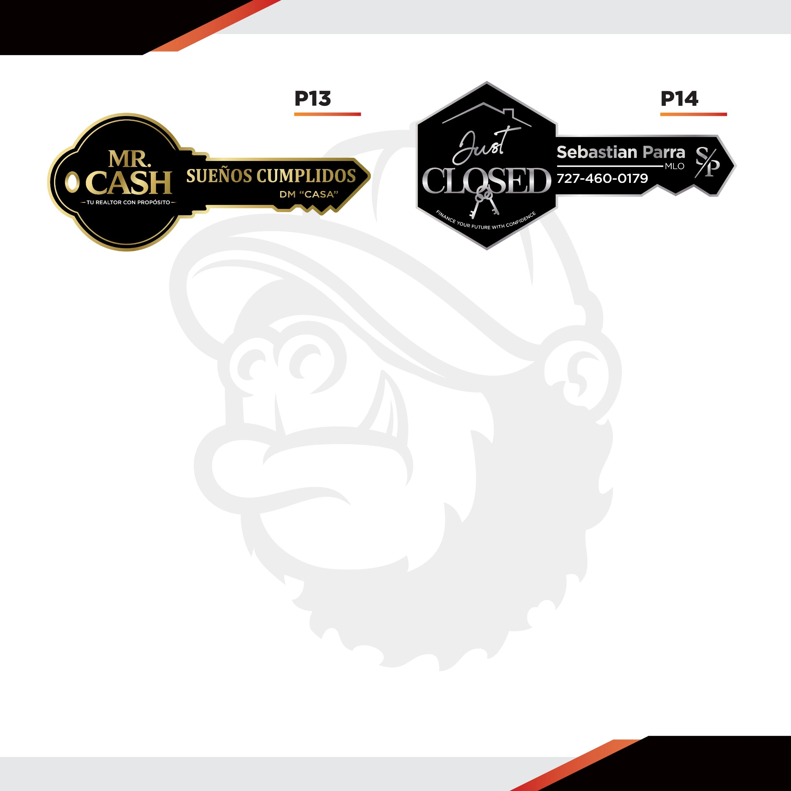 Real Estate Key Sign - Premium