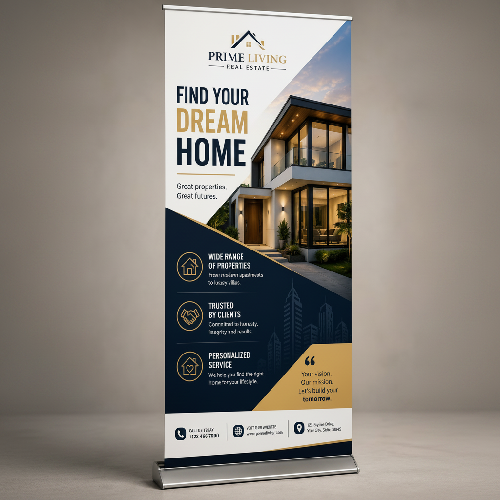 Premium Roll-Up Banner Square